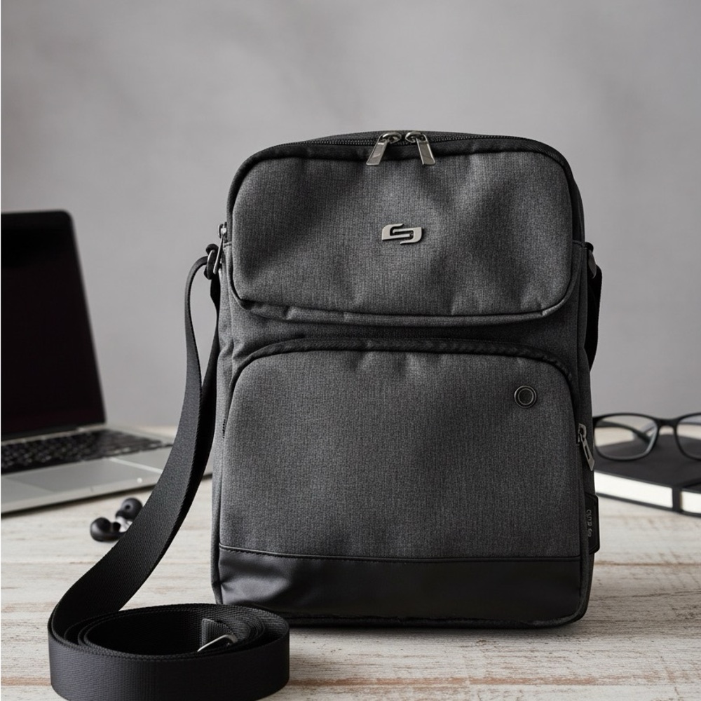 91# Solo New York Ludlow Universal Tablet Messenger Bag